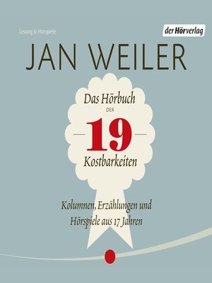 cover image of Das Hörbuch der 19 Kostbarkeiten